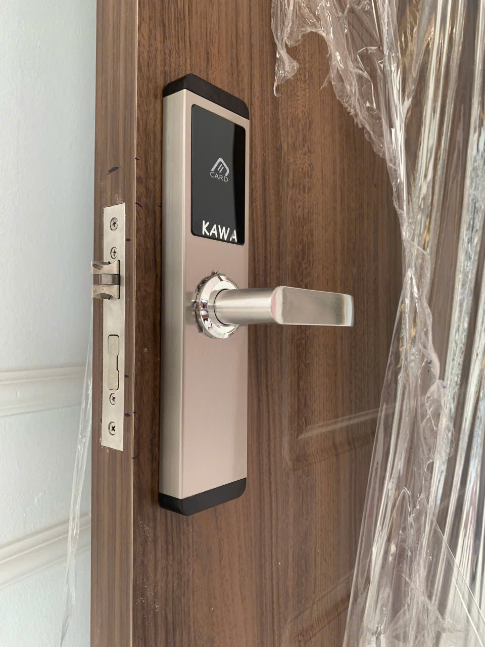 khóa thẻ từ khách sạn kawa KS805 bạc